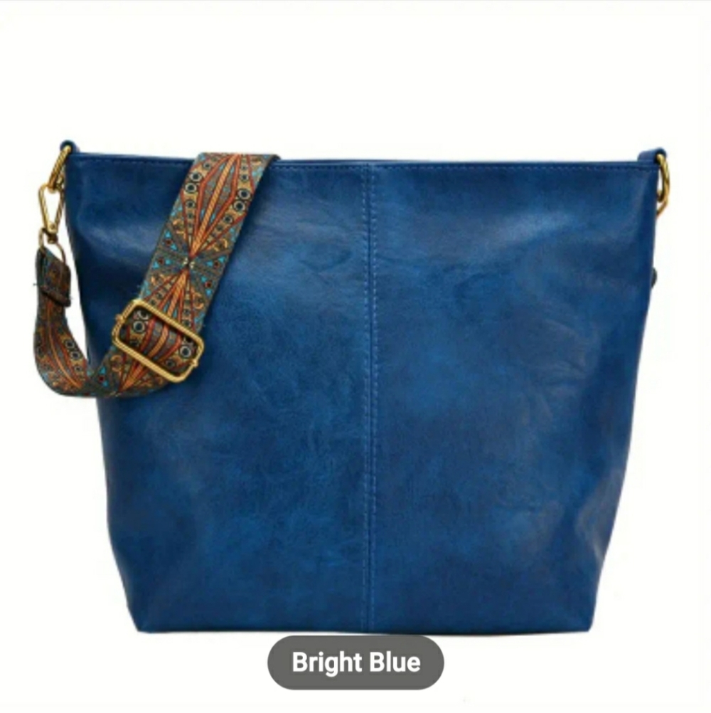 Vintage  Geometric Design Shoulder Bag
